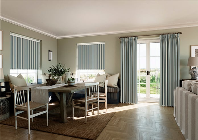 The British Stripe Co. Charles, Polzeath No.1 - Roller Blind - Image 7